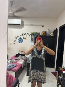 Women's Printed Sleeveless Dress