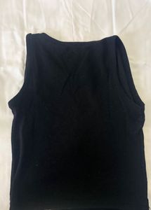 Classic Black Ribbed Tank Top