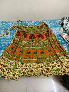 Navratri Style Wrap Around Skirt