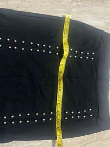 Black Studded Mermaid Skirt