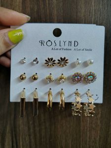 Roslynd 9-Piece Earring Set