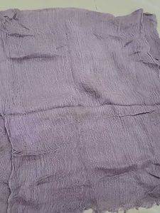 Lavender Crinkle Dupatta