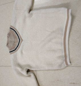 Cozy Cream V-Neck Sweater
