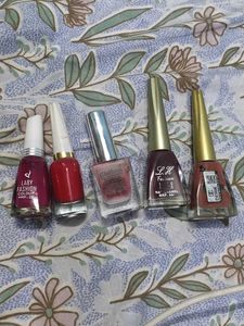 all dark and nude nail paints multicolour
