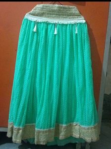Aqua Net Lehenga Skirt