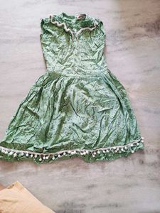 Cute Floral Print Cotton Dresses 3