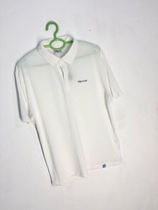 Marmot White Polo T-Shirt
