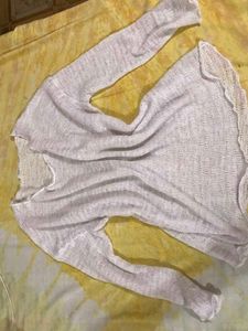 Cream Cable Knit Sweater