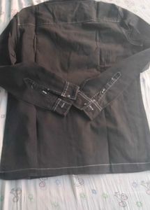 Men's Black Cargo Shirt
