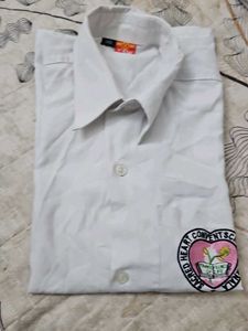 School Uniform White  Shirt (Unisex)Combo of 3