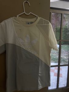 Cream Coloured Adidas Originals T-shirt