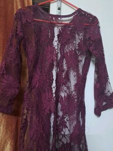 Elegant Lace Shrug long