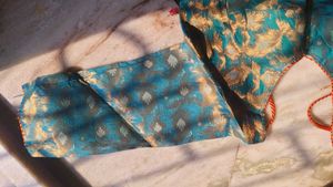 Kanjivaram Blouse With Three quater Sleeves