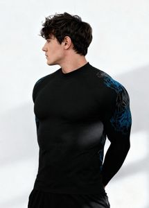 Men's compression Black Long Sleeve