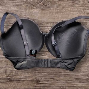 Next UK Elegant Grey Lace Bra