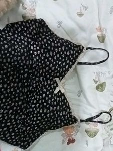 Cute Dotted Spaghetti Strap Dress