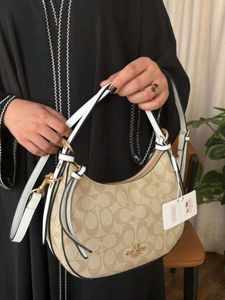 Coach Black Leather Hobo Bag