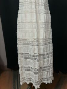 White Ruffle Summer Dress