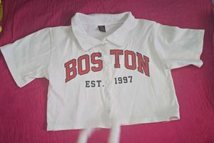 Boston Est. 1997 Cropped Polo #FreeUpSale #99