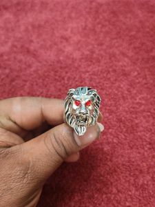 Men's Lion Head Ring