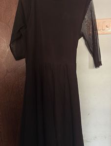 Elegant Black Tulle Dress