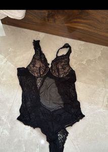 Black Lace Bodysuit
