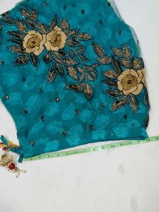 Beautiful Teal Lehenga Choli Set 4 years girl