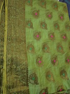 Elegant Green Saree