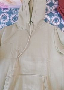 ZARA Men's Beige Hoodie