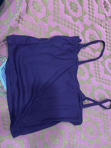 Chic Beaded Strap Top