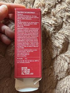 unused Nykaa Matte lipstick