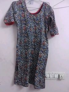 Stylish Printed Cotton Kurta,wore once,