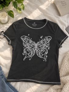 Cute Butterfly Graphic Tee
