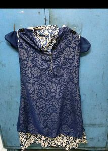 combo of Two Beautiful Blue Floral Kurta