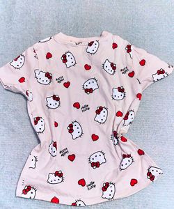 Authentic Sanrio Hello Kitty Print T-Shirt