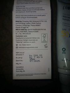 Plum Rice Water &amp; Niacinamide Hybrid Sunscreen SPF