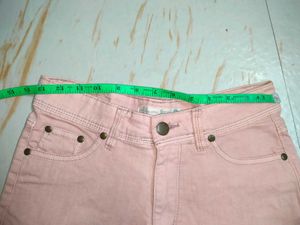 Cute Pink Denim Shorts