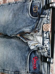 Stylish Acid Wash Jeans