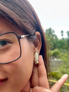 Elegant Stone Stud Earrings