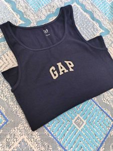 GAP Navy Ribbed Tank Top