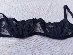 Black Lace Bra