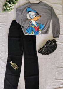 Donald Duck Grey Sweatshirt
