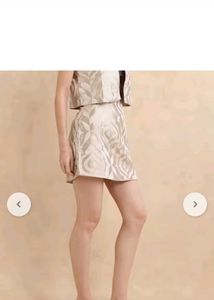 RAREISM Elegant Brocade Ethnic Skirt