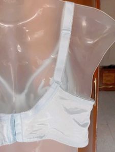 Ethereal Blue Embroidered Sheer Bra