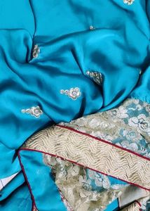 Soft Satin Shining Saree