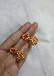 ✨ Beautiful 3 Pair Jhumki Combo | Traditional Earr