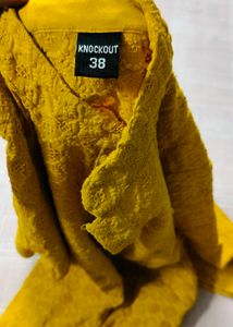 ETHNIC YELLOW KURTA