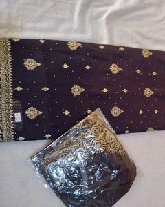 Elegant Embroidered unstitched Suit