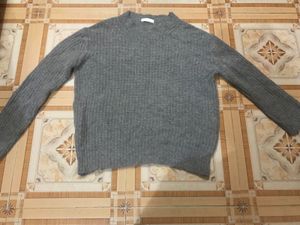 Gray Knit Sweater