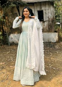 Light Green Anarkali Suit